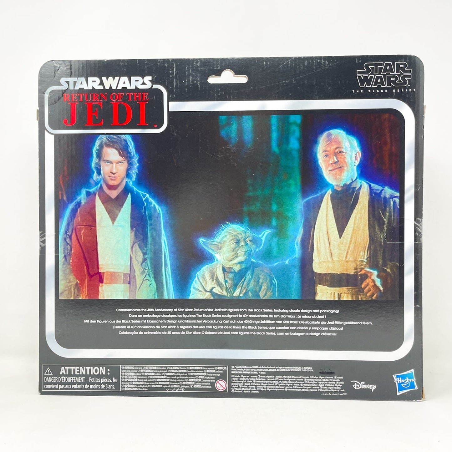 Vintage Hasbro Star Wars Black Series Sealed Figures Force Spirits 3-Pack  Anakin Skywalker, Yoda, Obi-Wan Kenobi - Hasbro Black Series (2023)