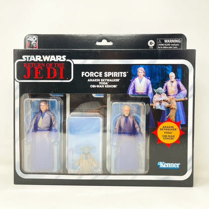 Vintage Hasbro Star Wars Black Series Sealed Figures Force Spirits 3-Pack  Anakin Skywalker, Yoda, Obi-Wan Kenobi - Hasbro Black Series (2023)