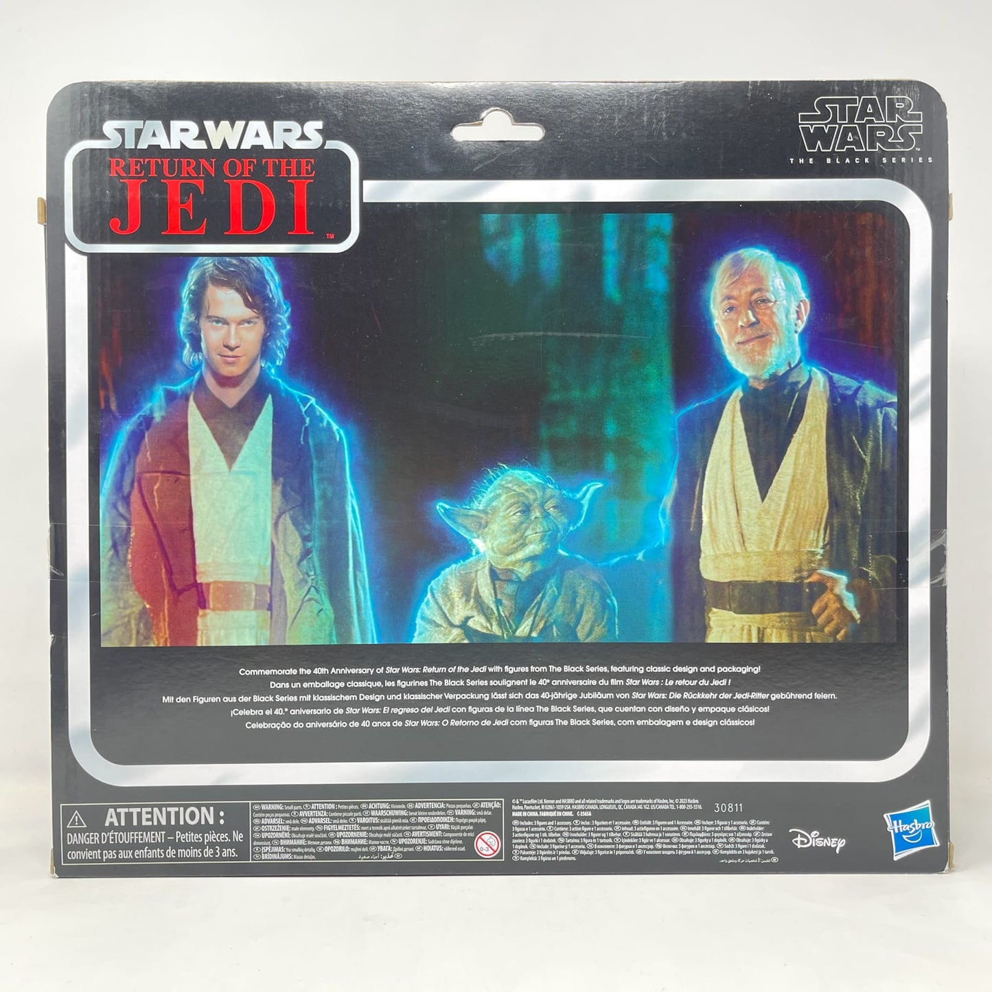 Vintage Hasbro Star Wars Black Series Sealed Figures Force Spirits 3-Pack  Anakin Skywalker, Yoda, Obi-Wan Kenobi - Hasbro Black Series (2023)