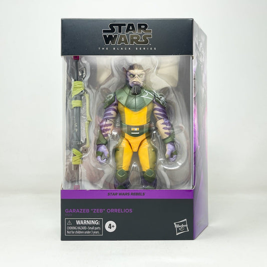 Vintage Hasbro Star Wars Black Series Sealed Figures Garazeb (Zeb) Orrelios (Deluxe) REB 01 - Black Series Hasbro Star Wars Action Figure
