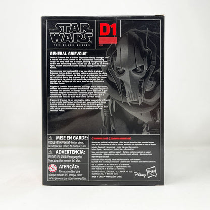Vintage Hasbro Star Wars Black Series Sealed Figures General Grievous (Deluxe) D1 - Black Series Hasbro Star Wars Action Figure