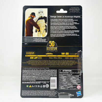 Vintage Hasbro Star Wars Black Series Sealed Figures George Lucas (Stormtrooper Disguise) - 50th Anniversary - Hasbro Black Series (2022)