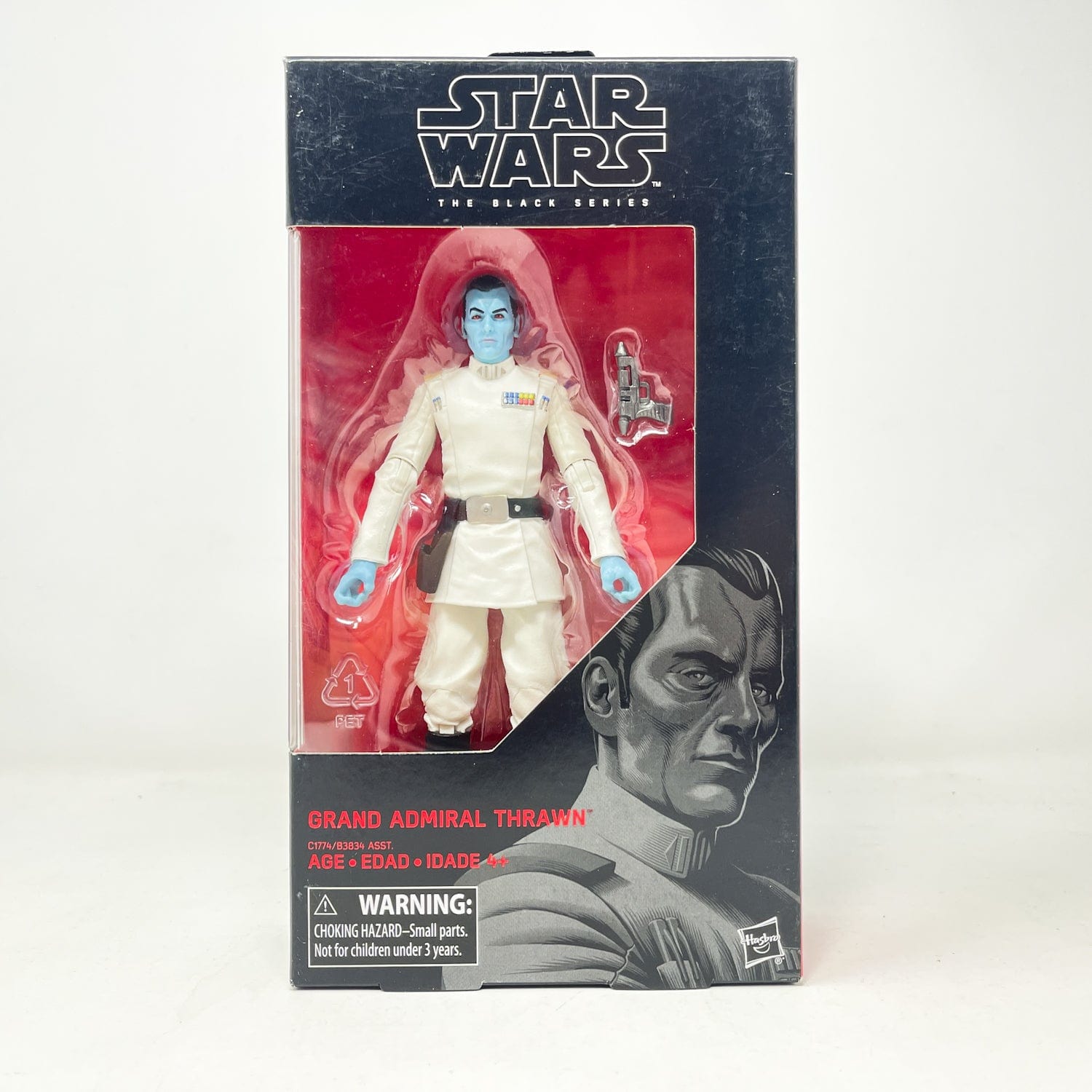 Vintage Hasbro Star Wars Black Series Sealed Figures Grand Admiral Thrawn #47 - Black Series Hasbro Star Wars Action Figure