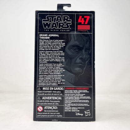 Vintage Hasbro Star Wars Black Series Sealed Figures Grand Admiral Thrawn #47 - Hasbro Black Series (2017)