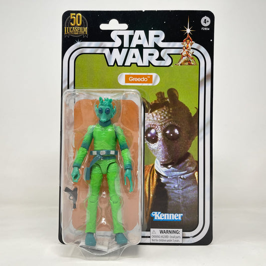 Vintage Hasbro Star Wars Black Series Sealed Figures Greedo (Kenner) - 50th Anniversary - Hasbro Black Series (2021)