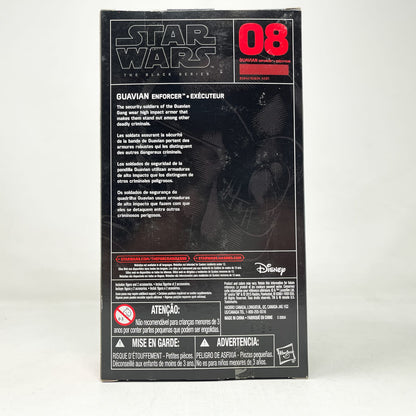 Vintage Hasbro Star Wars Black Series Sealed Figures Guavian Enforcer #08 - Hasbro Black Series (2015)