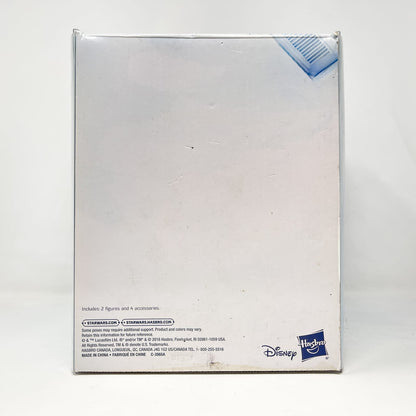 Vintage Hasbro Star Wars Black Series Sealed Figures Han Solo and Princess Leia Organa (Hoth) - Hasbro Black Series (2018)