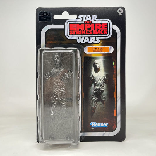 Vintage Hasbro Star Wars Black Series Sealed Figures Han Solo (Carbonite) - 40th Anniversary - Hasbro Black Series (2020)
