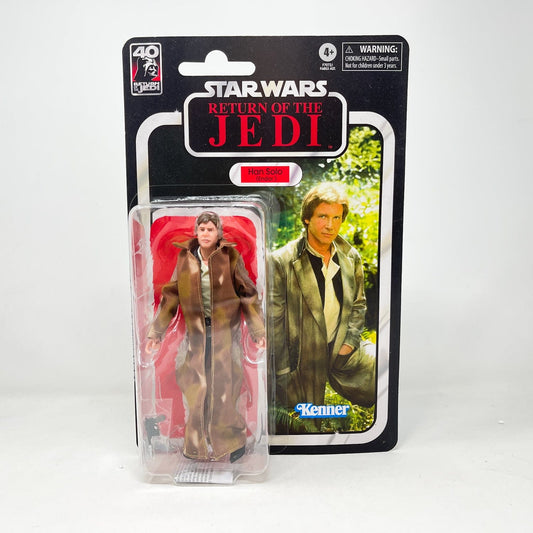 Vintage Hasbro Star Wars Black Series Sealed Figures Han Solo (Endor) - Black Series 40th Hasbro Star Wars Action Figure