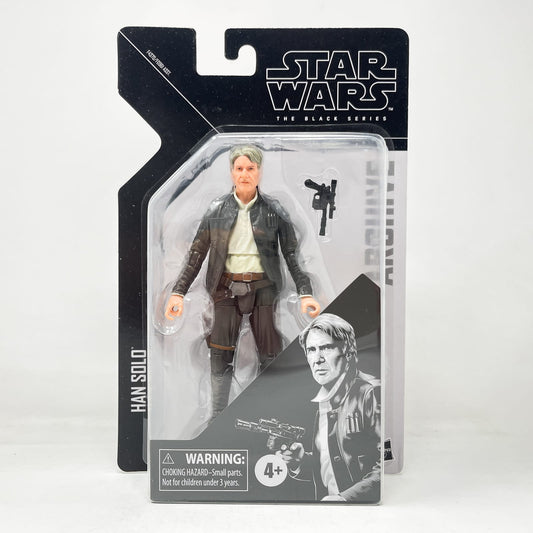 Vintage Hasbro Star Wars Black Series Sealed Figures Han Solo (TFA) Archive - Hasbro Black Series (2023)