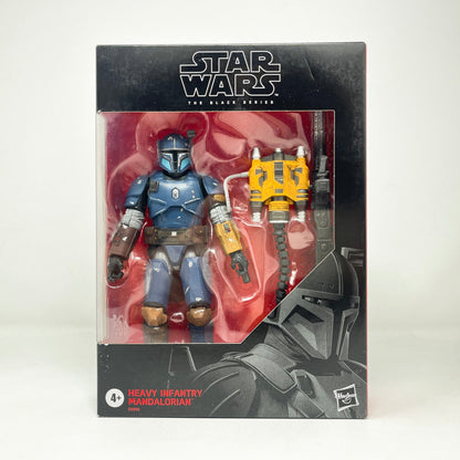 Vintage Hasbro Star Wars Black Series Sealed Figures Heavy Infantry Mandalorian (Deluxe) D2 - Black Series Hasbro Star Wars Action Figure