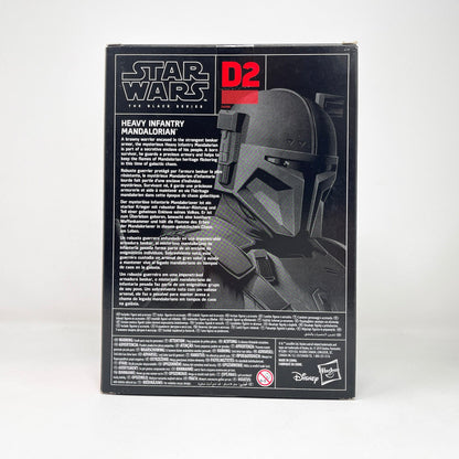 Vintage Hasbro Star Wars Black Series Sealed Figures Heavy Infantry Mandalorian (Deluxe) D2 - Black Series Hasbro Star Wars Action Figure