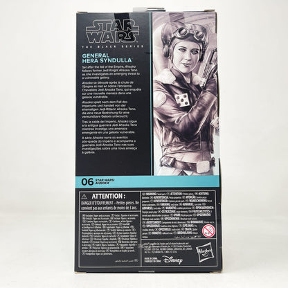 Vintage Hasbro Star Wars Black Series Sealed Figures Hera Syndulla (Ahsoka) AHS 06 - Hasbro Black Series (2023)