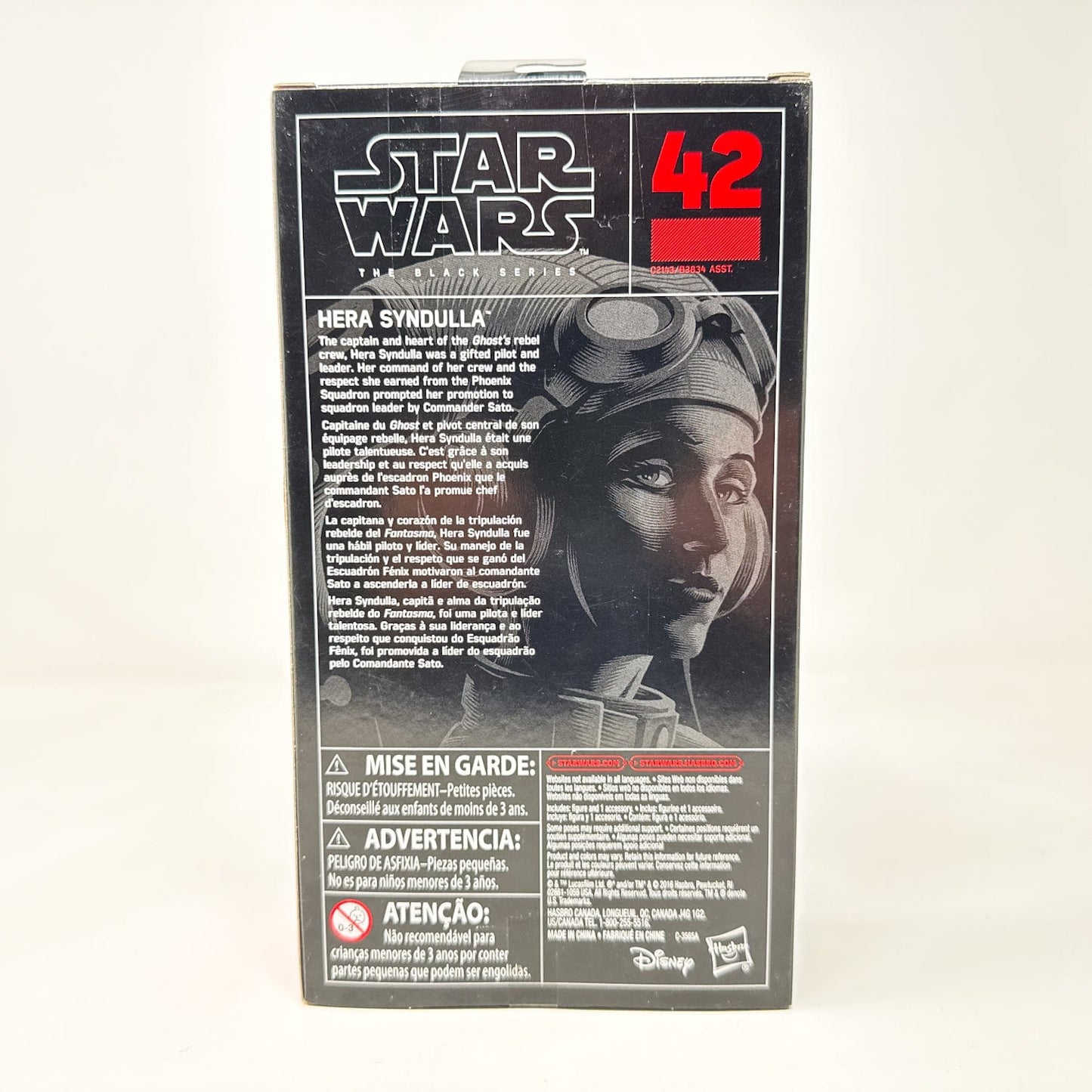 Vintage Hasbro Star Wars Black Series Sealed Figures Hera Syndulla (Rebels) #42 - Black Series Hasbro Star Wars Action Figure