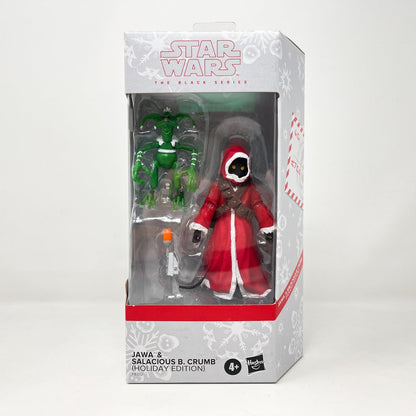 Vintage Hasbro Star Wars Black Series Sealed Figures Holiday Jawa with Salacious B. Crumb - Black Series Hasbro Star Wars Action Figure