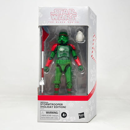 Vintage Hasbro Star Wars Black Series Sealed Figures Holiday Stormtrooper & Porg - Hasbro Black Series (2020)