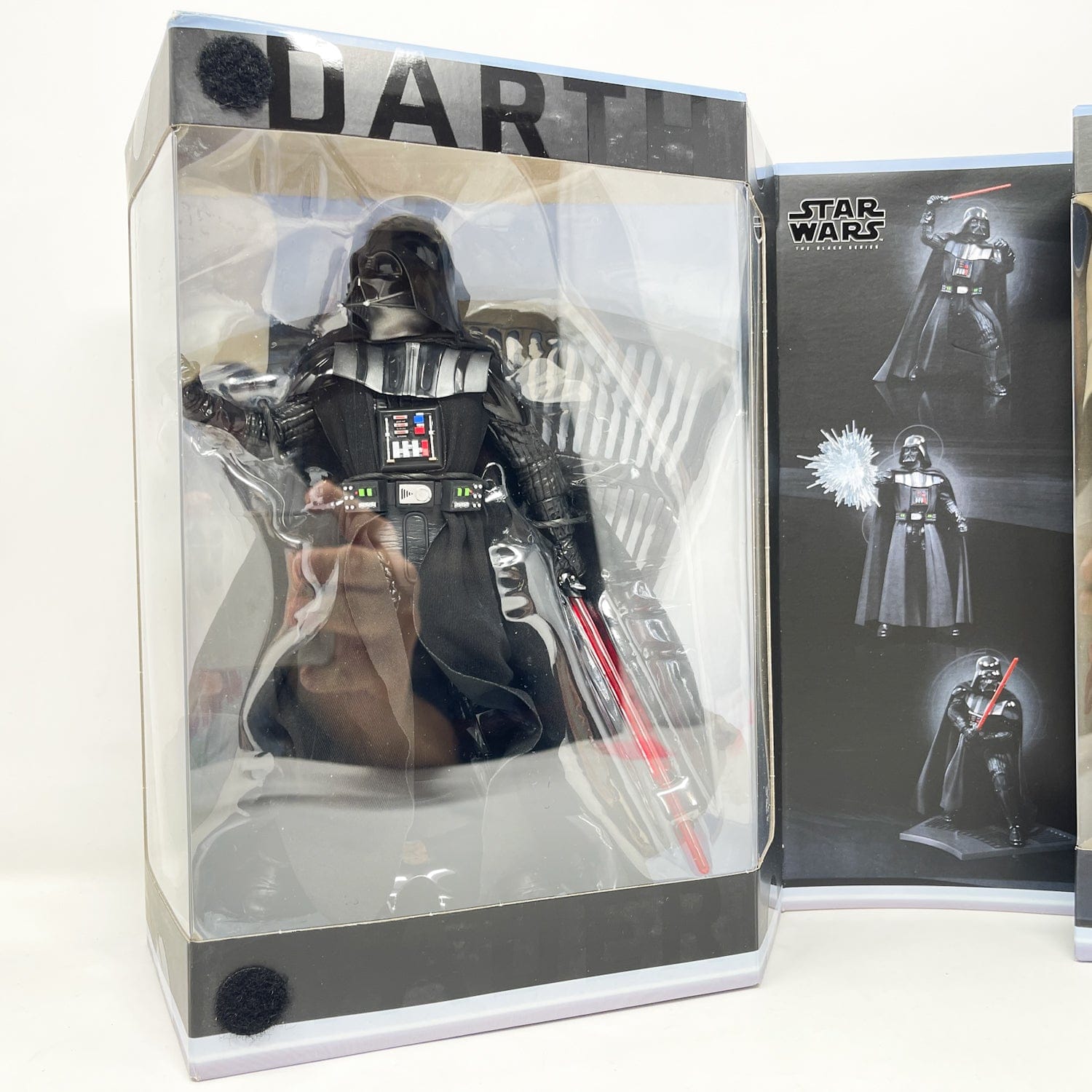 Vintage Hasbro Star Wars Black Series Sealed Figures HyperReal Darth Vader - Hasbro Black Series