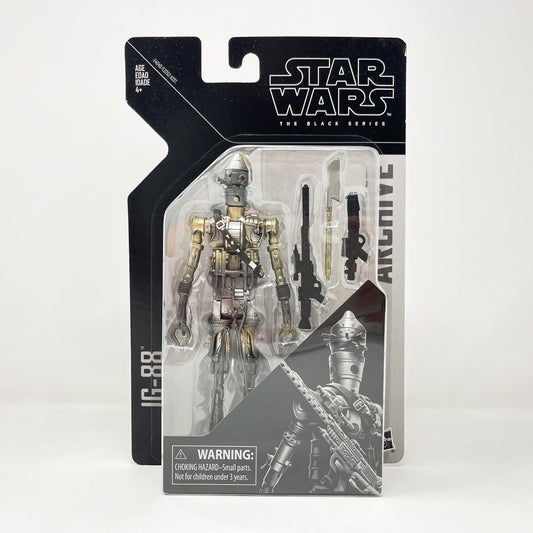 Vintage Hasbro Star Wars Black Series Sealed Figures IG-88 (Archive) - Hasbro Black Series (2019)