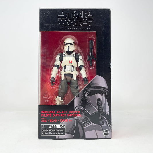 Vintage Hasbro Star Wars Black Series Sealed Figures Imperial AT-ACT Driver - Black Series Hasbro Star Wars Action Figure