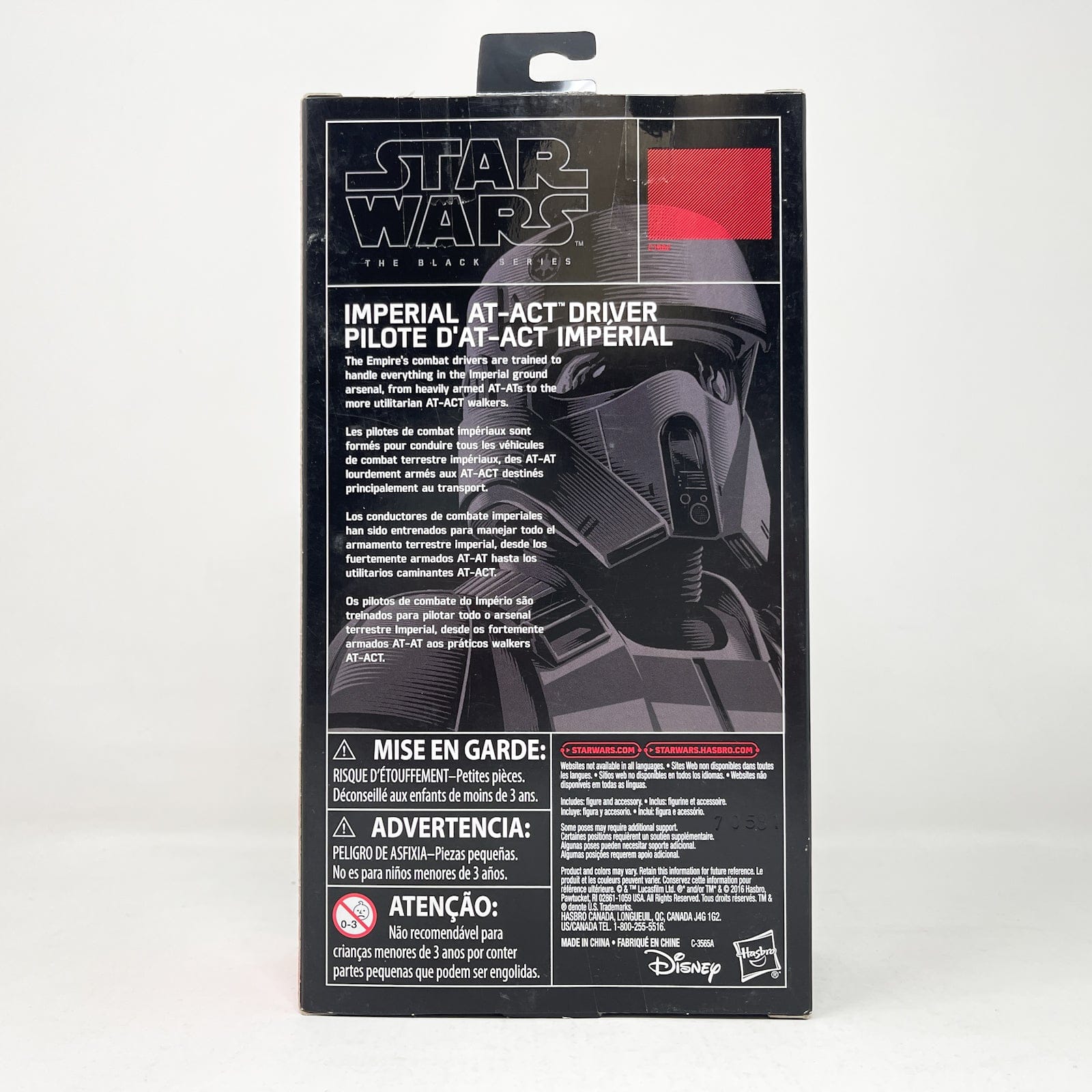 Vintage Hasbro Star Wars Black Series Sealed Figures Imperial AT-ACT Driver (Target Exclusive) - Black Series Hasbro Star Wars Action Figure