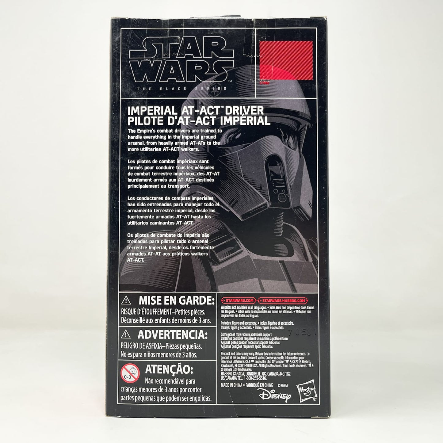 Vintage Hasbro Star Wars Black Series Sealed Figures Imperial AT-ACT Driver (Target Exclusive) - Hasbro Black Series (2017)