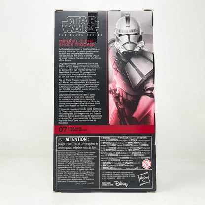 Vintage Hasbro Star Wars Black Series Sealed Figures Imperial Clone Shock Trooper (The Bad Batch) BB 07 - Hasbro Black Series (2021)