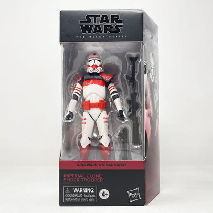 Vintage Hasbro Star Wars Black Series Sealed Figures Imperial Clone Shock Trooper (The Bad Batch) BB 07 - Hasbro Black Series (2021)
