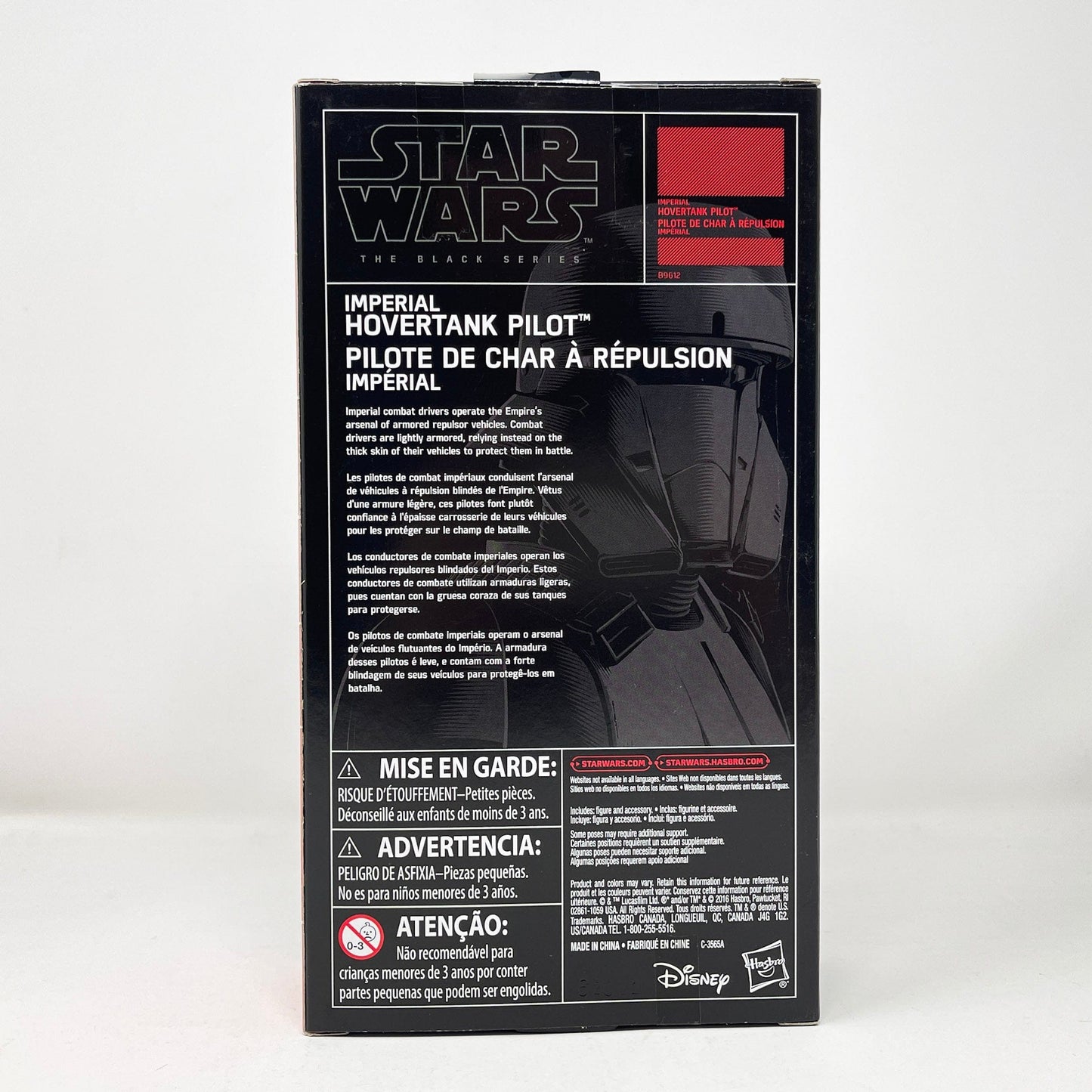 Vintage Hasbro Star Wars Black Series Sealed Figures Imperial Hovertank Pilot (2016) - Black Series Hasbro Star Wars Action Figure