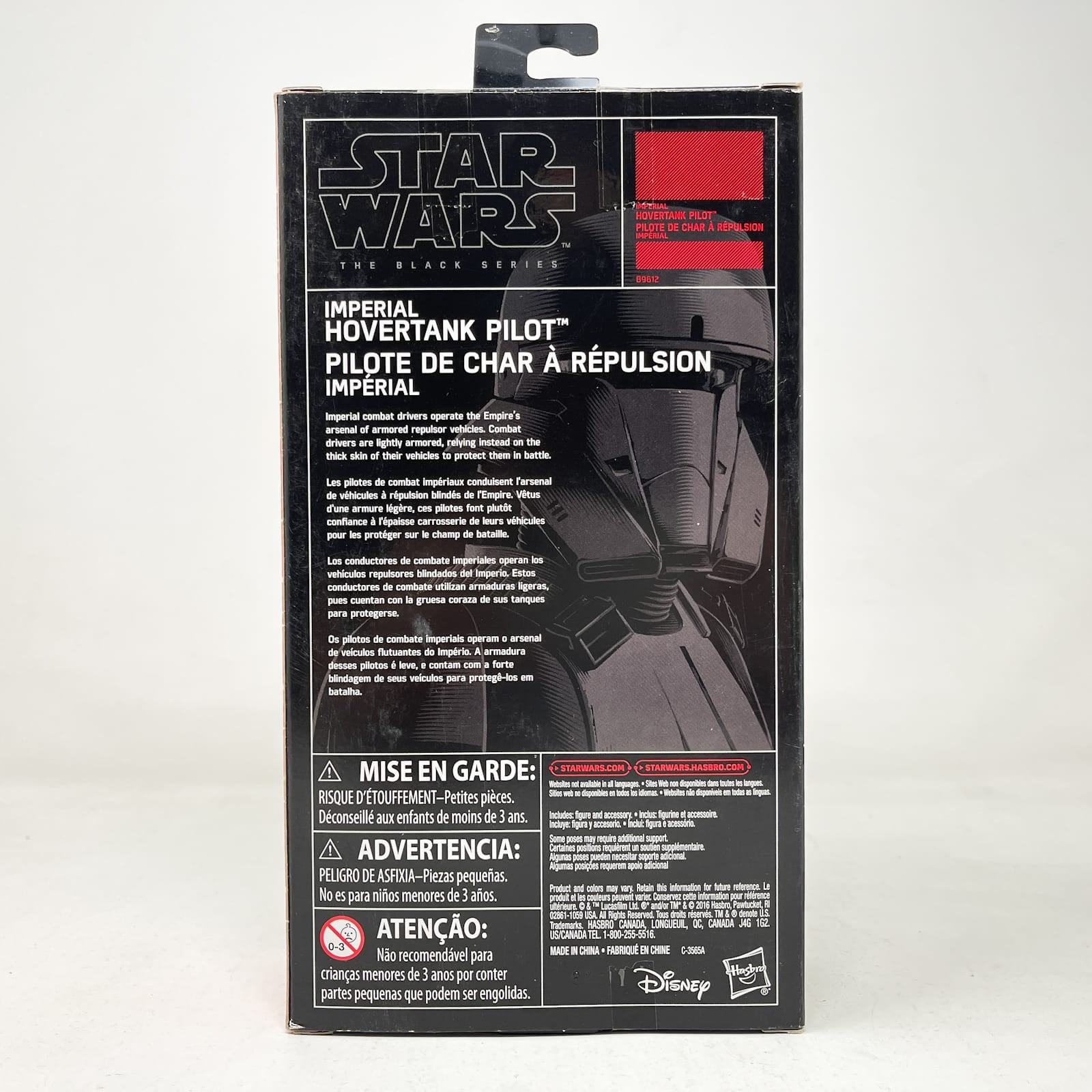 Vintage Hasbro Star Wars Black Series Sealed Figures Imperial Hovertank Pilot - Hasbro Black Series (2016)