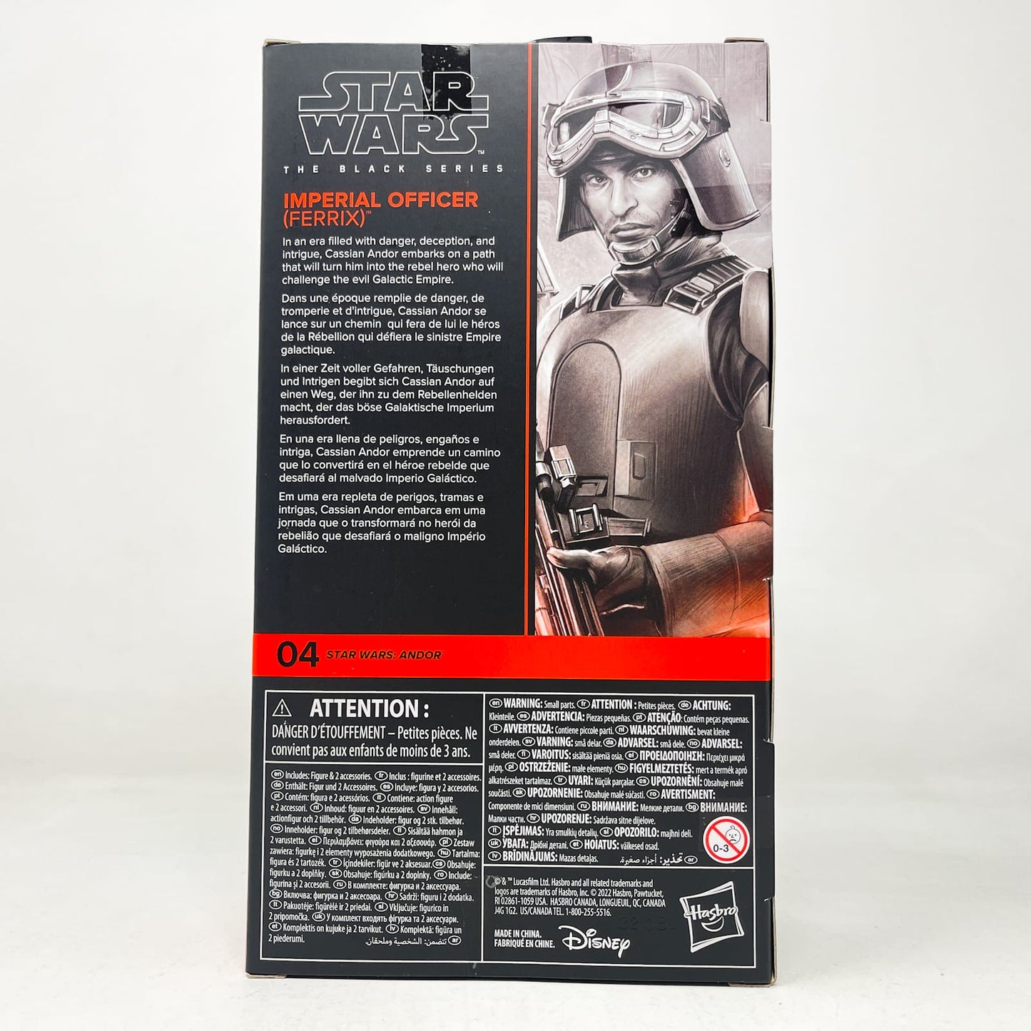 Vintage Hasbro Star Wars Black Series Sealed Figures Imperial Officer Ferrix (Andor) AND 04 - Hasbro Black Series (2023)
