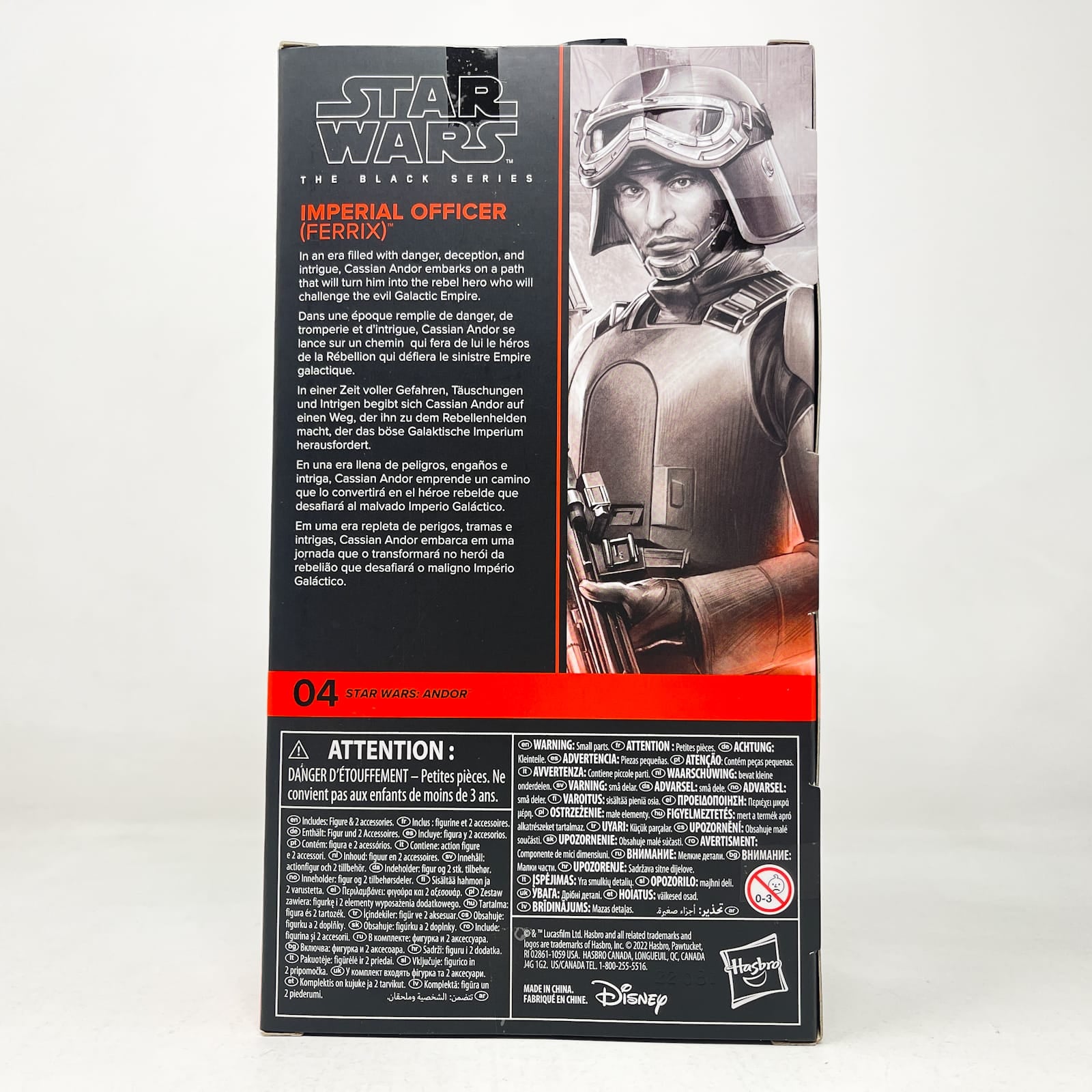 Vintage Hasbro Star Wars Black Series Sealed Figures Imperial Officer Ferrix (Andor) AND 04 - Hasbro Black Series (2023)