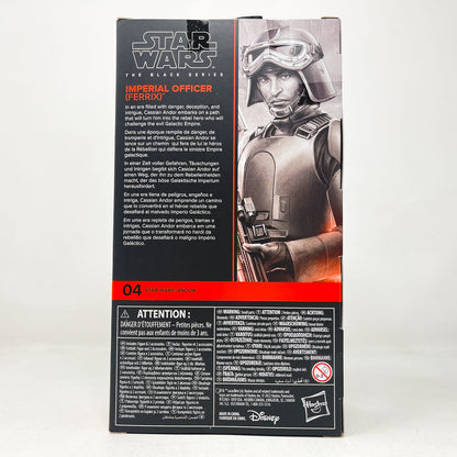 Vintage Hasbro Star Wars Black Series Sealed Figures Imperial Officer Ferrix (Andor) AND 04 - Hasbro Black Series (2023)