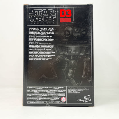 Vintage Hasbro Star Wars Black Series Sealed Figures Imperial Probe Droid (Deluxe) D3 - 40th Anniversary - Hasbro Black Series (2020)