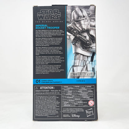 Vintage Hasbro Star Wars Black Series Sealed Figures Imperial Rocket Trooper GG 01 - Hasbro Black Series (2021)