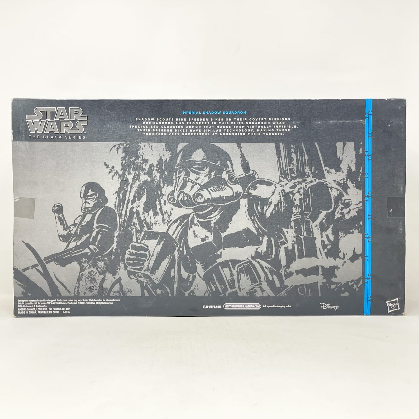 Vintage Hasbro Star Wars Black Series Sealed Figures Imperial Shadow Squadron Speeder Bike with Clone Troopers - Hasbro Black Series (2015)