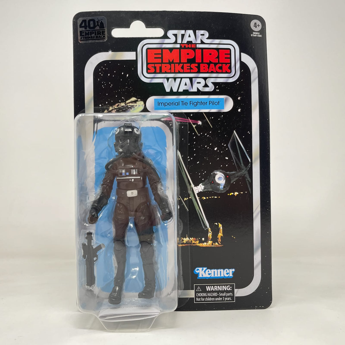 Vintage Hasbro Star Wars Black Series Sealed Figures Imperial TIE Fighter Pilot (ESB) - 40th Anniversary - Hasbro Black Series (2020)