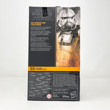 Vintage Hasbro Star Wars Black Series Sealed Figures Incinerator Trooper (Mandalorian) MAN 03 - Black Series Hasbro Star Wars Action Figure