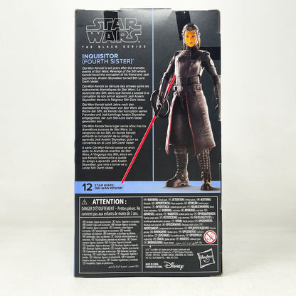 Vintage Hasbro Star Wars Black Series Sealed Figures Inquisitor (Fourth Sister) OBI #12- Hasbro Black Series (2023)