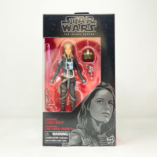 Vintage Hasbro Star Wars Black Series Sealed Figures Jaina Solo (Legends) #56 - Black Series Hasbro Star Wars Action Figure