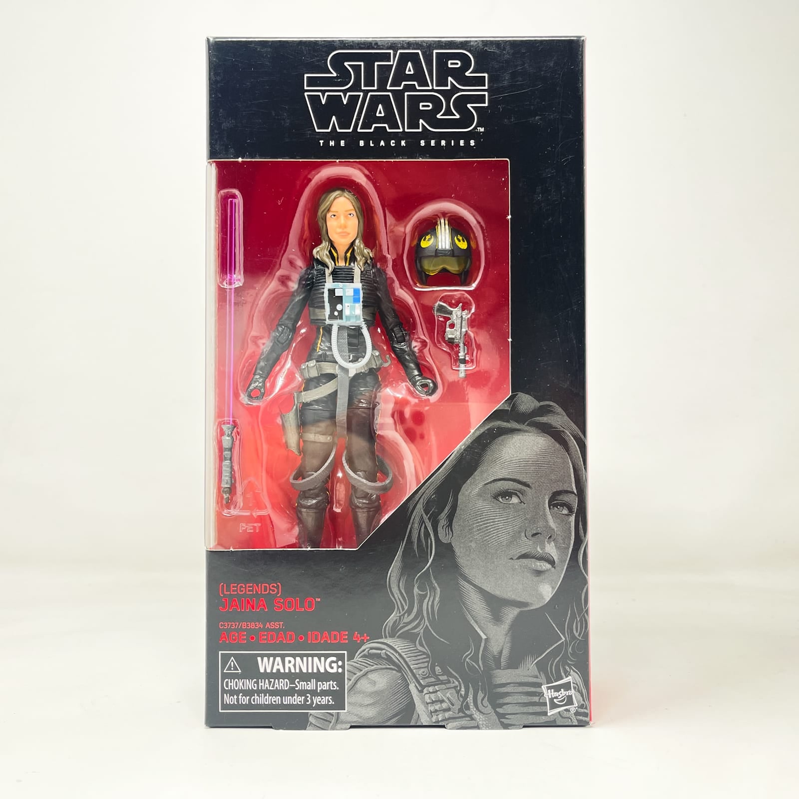 Hasbro 2017 Jaina Solo (Legends) #56 Black Series Star Wars Figure