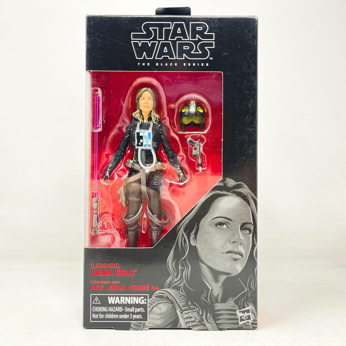 Vintage Hasbro Star Wars Black Series Sealed Figures Jaina Solo (Legends) #56 - Hasbro Black Series (2017)