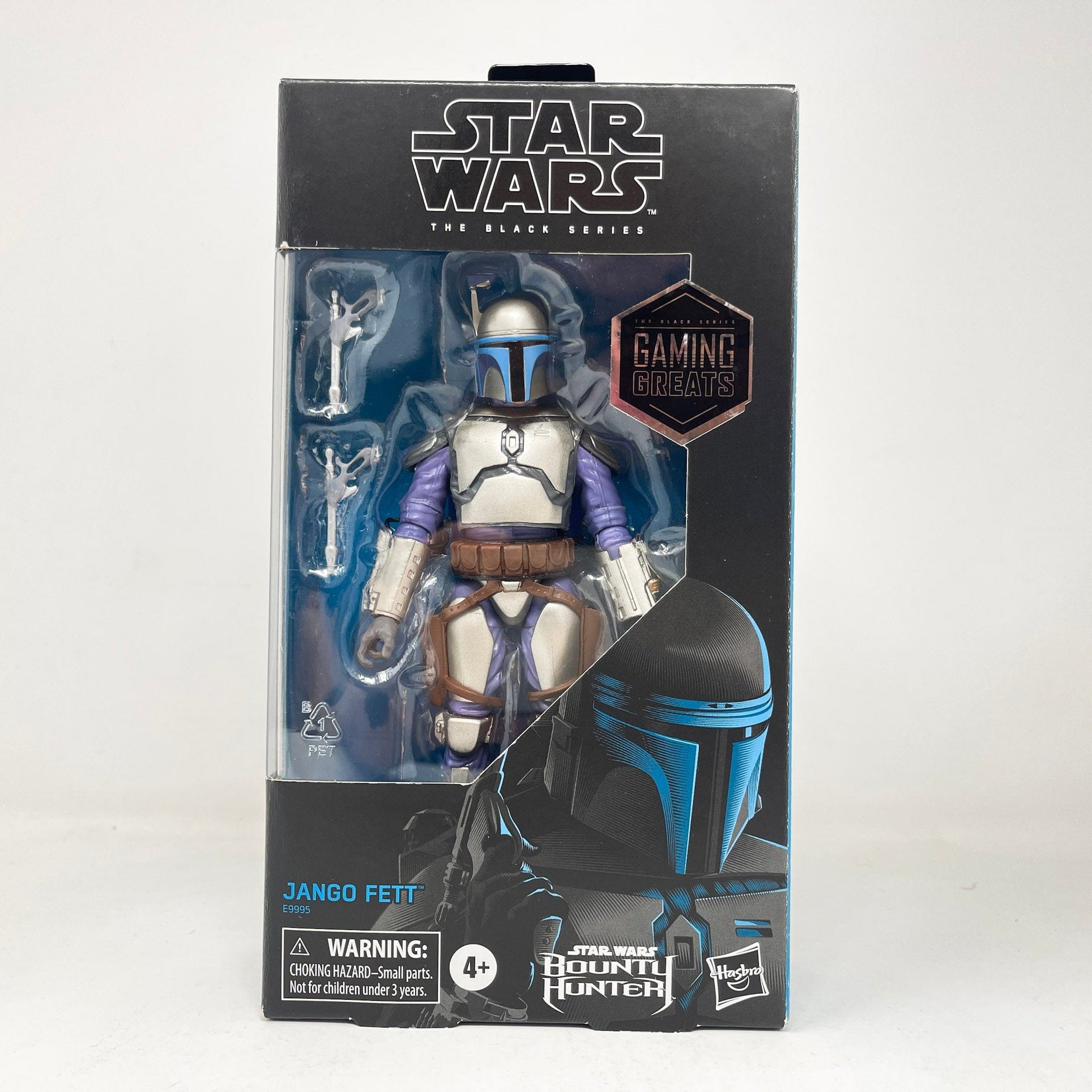 Vintage Hasbro Star Wars Black Series Sealed Figures Jango Fett (Video Game) - Black Series Hasbro Star Wars Action Figure