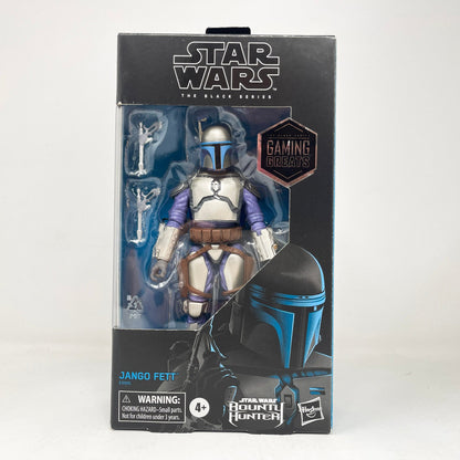 Vintage Hasbro Star Wars Black Series Sealed Figures Jango Fett (Video Game) - Black Series Hasbro Star Wars Action Figure