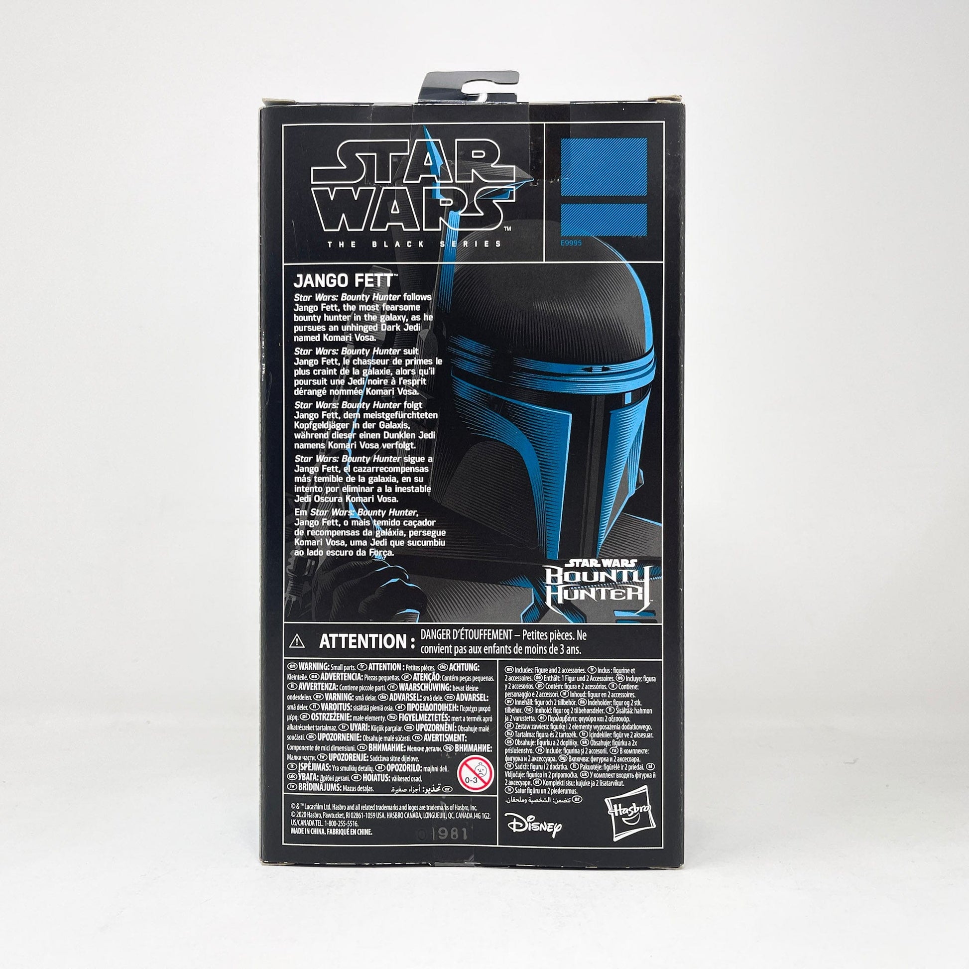Vintage Hasbro Star Wars Black Series Sealed Figures Jango Fett (Video Game) - Black Series Hasbro Star Wars Action Figure