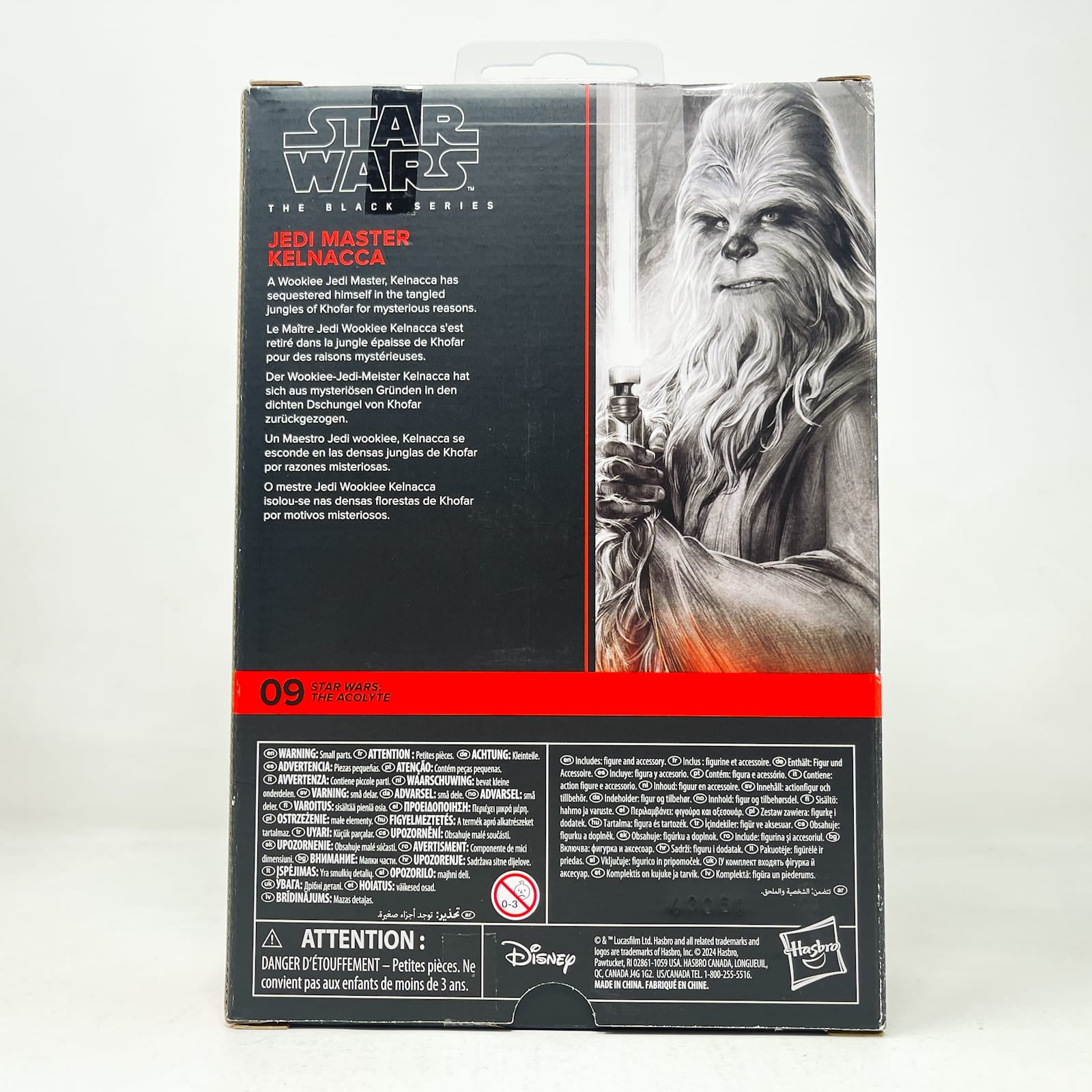 Vintage Hasbro Star Wars Black Series Sealed Figures Jedi Master Kelnacca (Acolyte) #09 - Hasbro Black Series (2025)
