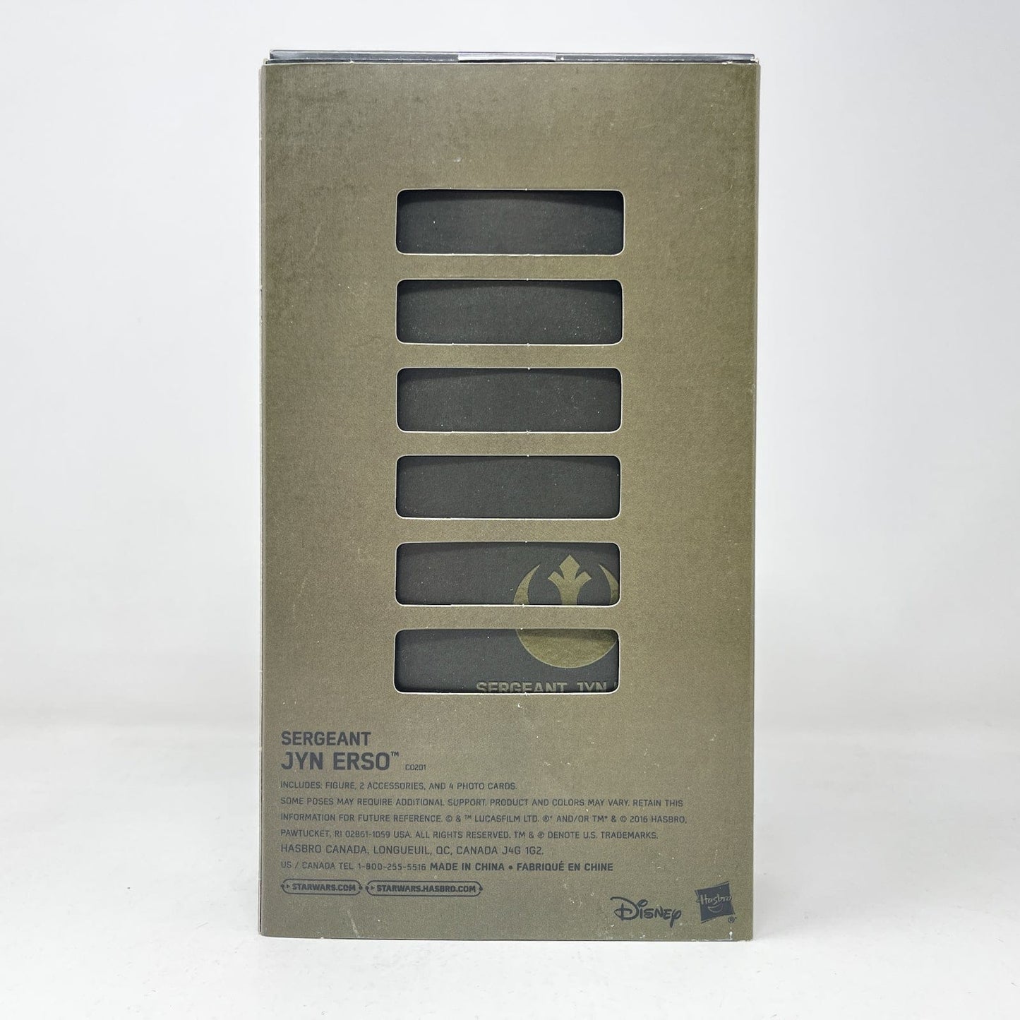 Vintage Hasbro Star Wars Black Series Sealed Figures Jyn Erso (Sergeant) SDCC - Black Series Hasbro