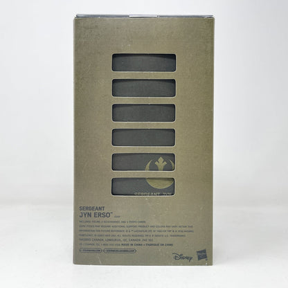 Vintage Hasbro Star Wars Black Series Sealed Figures Jyn Erso (Sergeant) SDCC - Black Series Hasbro