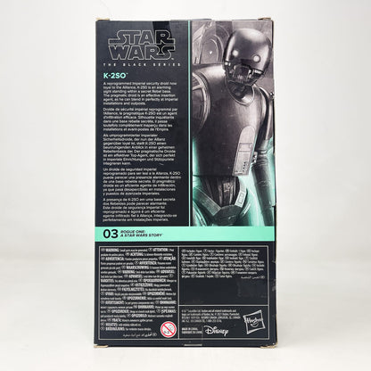 Vintage Hasbro Star Wars Black Series Sealed Figures K-2SO (Rogue One) RO03 - Hasbro Black Series (2021)