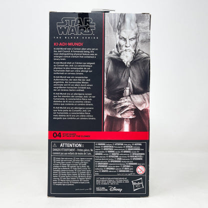 Vintage Hasbro Star Wars Black Series Sealed Figures Ki-Adi-Mundi AOTC 04 - Hasbro Black Series (2024)