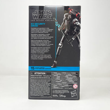 Vintage Hasbro Star Wars Black Series Sealed Figures KX Security Droid (Jedi: Survivor) - Black Series Hasbro Star Wars